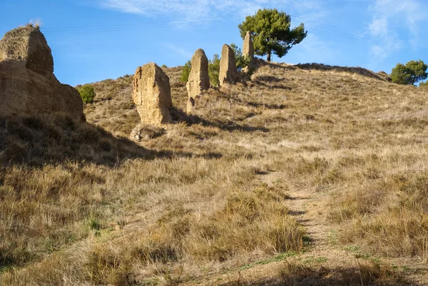 スペインのローマ中世町 — ストック写真