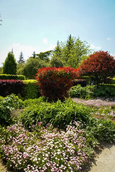Jardines de primavera de Giverny — Foto de Stock