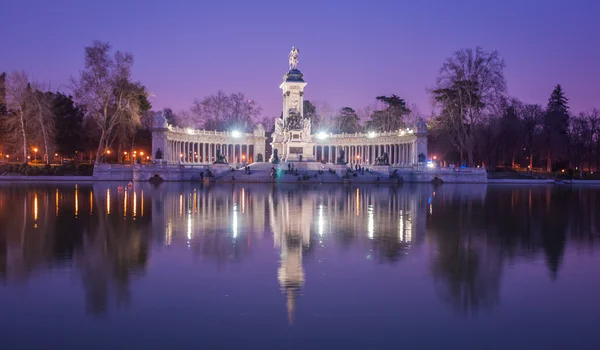 Madrid'deki retiro park — Stok fotoğraf