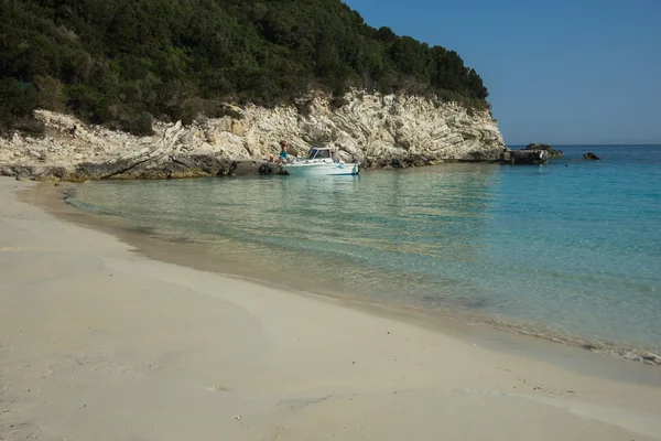 Antipaxos beach — Stock fotografie