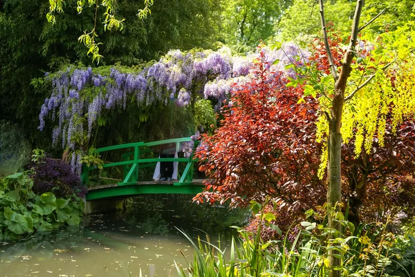 Jardines de primavera de Giverny — Foto de Stock