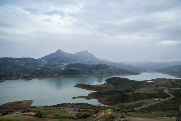 Hermoso paisaje de Zahara de la Sierra — Foto de Stock