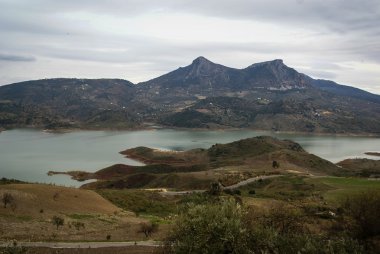 Zahara de la Sierra manzara görünümünü