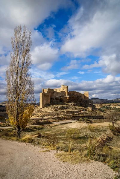 Руїни Zorita замку — стокове фото