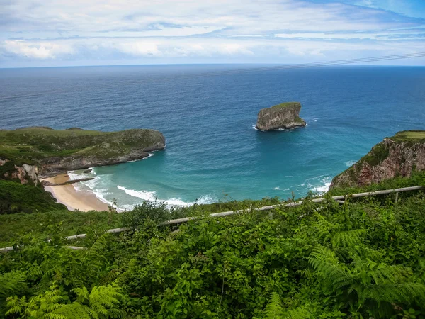 Picturesque view of ballota beach — Stock Photo, Image