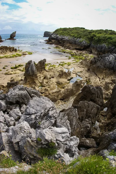 Playa en Buelna — Foto de Stock