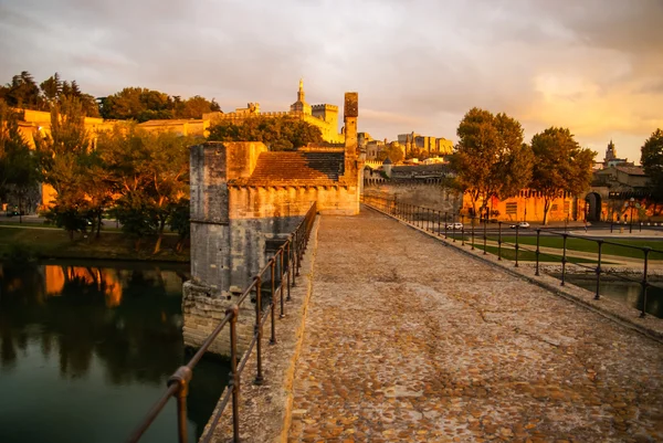 Avignon na zachodzie słońca — Zdjęcie stockowe