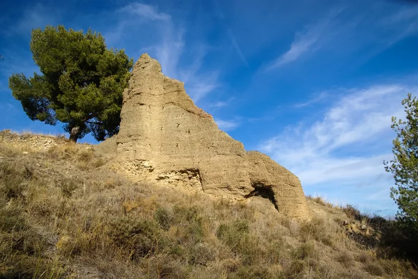 Ruins of Daroca - medieval town — Stock Photo, Image