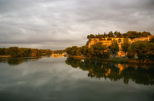 Avignon bij zonsondergang — Stockfoto