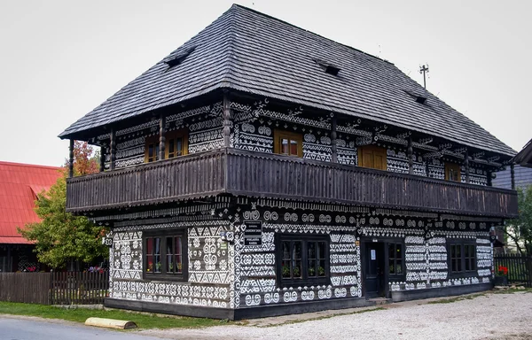 Kleines Dorf in der Slowakei — Stockfoto