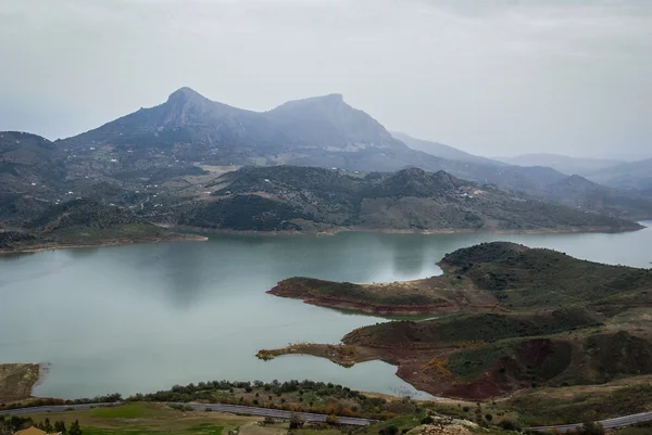 Hermoso paisaje de Zahara de la Sierra — Foto de Stock