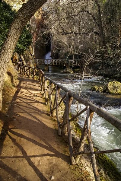 Водопады Монастерио-де-Пьедра — стоковое фото