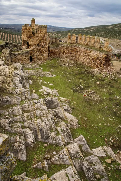 Ruínas do castelo em El Berueco — Fotografia de Stock