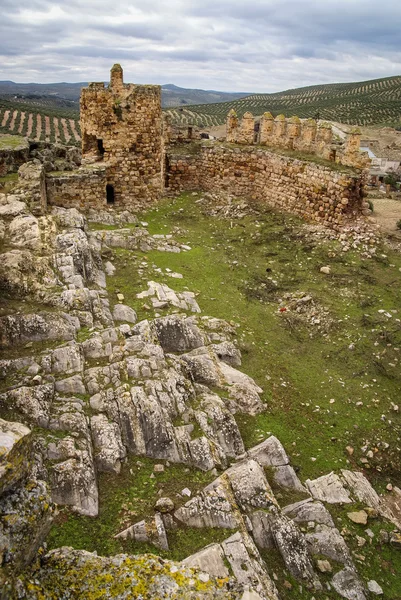 Ruiny zamku w El Berueco — Zdjęcie stockowe