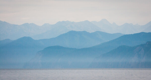 Scenic view of baikal lake