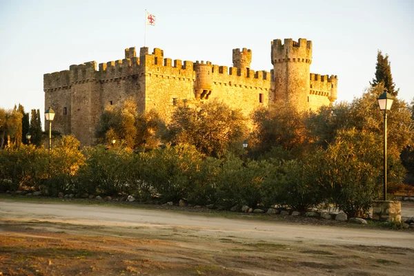 Castelo em Aguijuelas em Cáceres — Fotografia de Stock