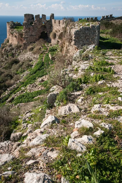 Ruinas del antiguo castillo de Navarino — Foto de Stock