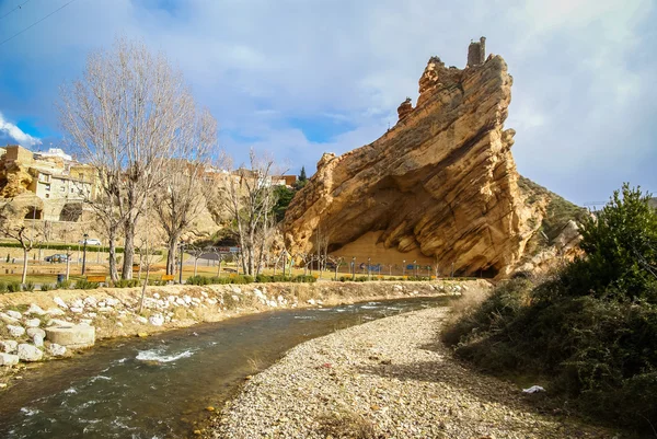 Paesaggio autunnale vicino Logrono città — Foto Stock