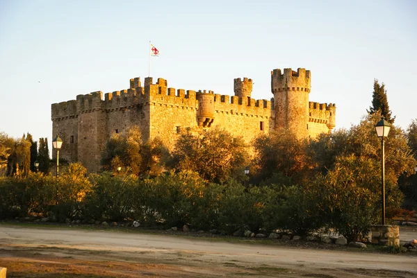 在 Aguijuelas 中卡塞雷斯城堡 — 图库照片