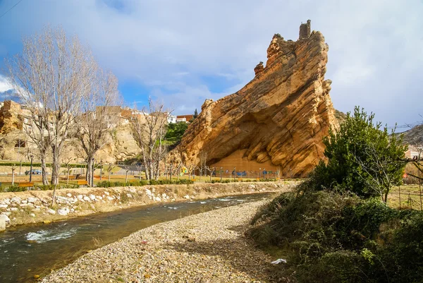 Paesaggio autunnale vicino Logrono città — Foto Stock