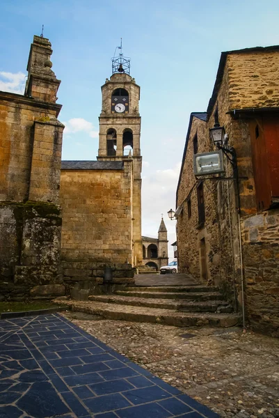 Zima w Puebla de Sanabria — Zdjęcie stockowe