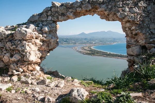 La baie de Voidokila dans le Péloponnèse — Photo