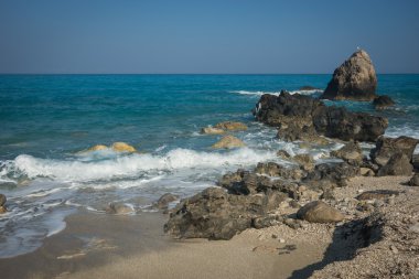 Levkada güzel Kalamitsi beach