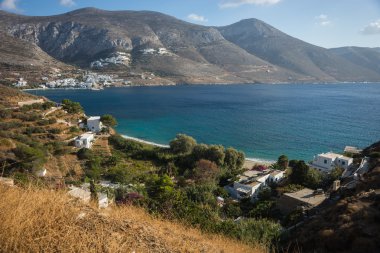 Amorgos Adası'nın güzel manzara