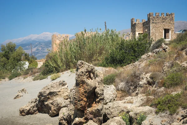 Castillo en la playa Frangokastello —  Fotos de Stock