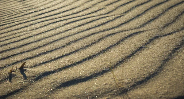 Zand op Simos strand — Stockfoto