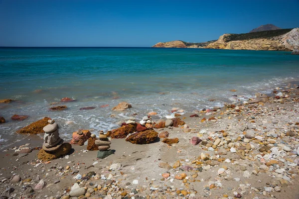 Picturesque firiplaka beach — Stock Photo, Image