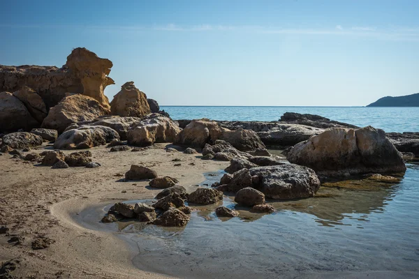 Picturesque firiplaka beach — Stock Photo, Image