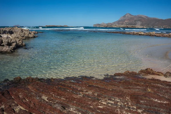 Picturesque Falasarna beach — Stock Photo, Image