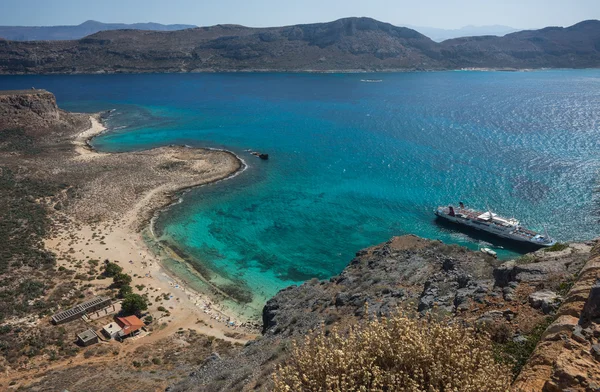 Balos bay in Grambusa eiland — Stockfoto