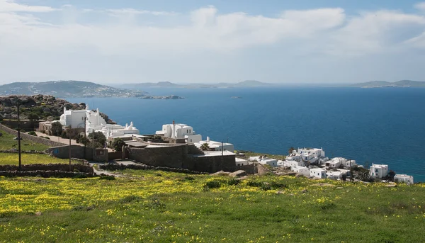 Paysage traditionnel à Mikonos — Photo