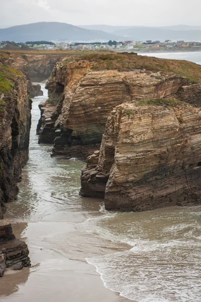 Como playa de Catedrais — Foto de Stock