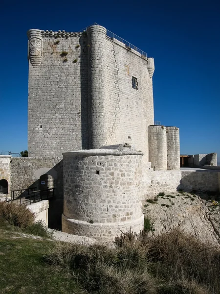 Ruinerna av ett slott på Iscar — Stockfoto