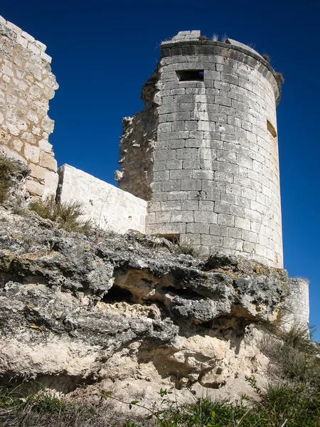 Ruinas de un castillo en Iscar — Foto de Stock
