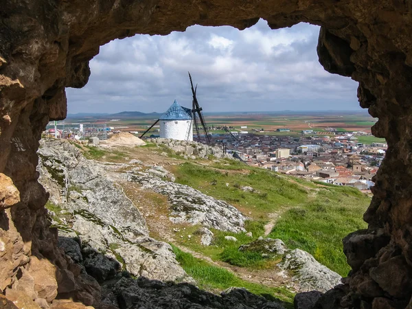 Consuegra, yel değirmenleri — Stok fotoğraf