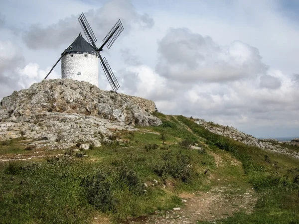 Väderkvarnar på Consuegra — Stockfoto