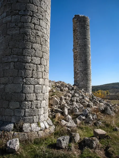 Ruinen einer Burg bei canillas de escueva — Stockfoto