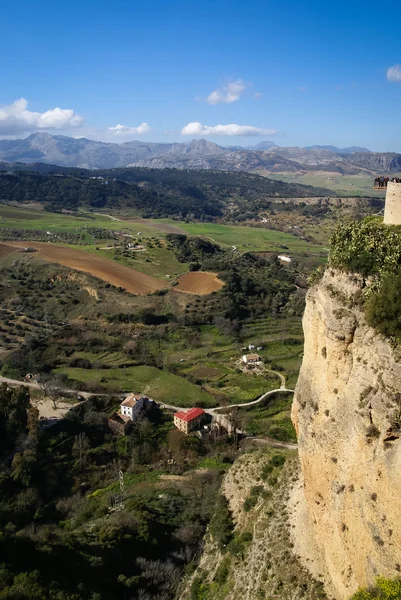 Ronda staden på klipporna — Stockfoto