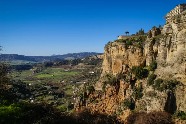 Cidade de Ronda em falésias — Fotografia de Stock