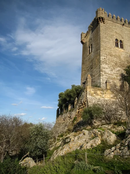 Středověký hrad v Almodóvar del Rio — Stock fotografie