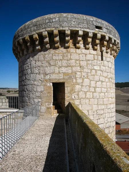 Castillo en Torrelobaton — Foto de Stock