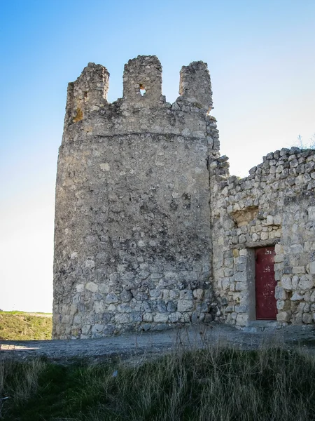 Medeltida slott i Tiedra — Stockfoto