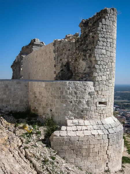 Ruins of a castle at Iscar — Stock Photo, Image
