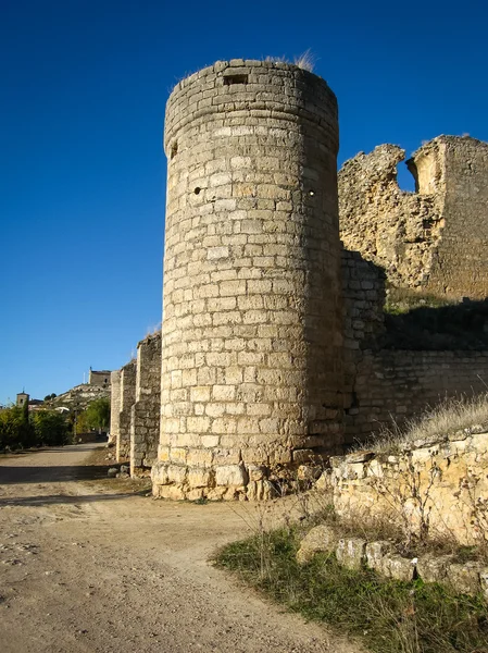 Antiguo castillo medieval de Tijeros del Valle — Foto de Stock