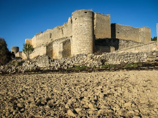 Antigo castelo medieval de Tijeros del Valle — Fotografia de Stock