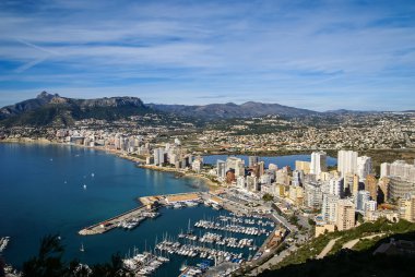 Calpe Penial ayırmak içinde Valencia